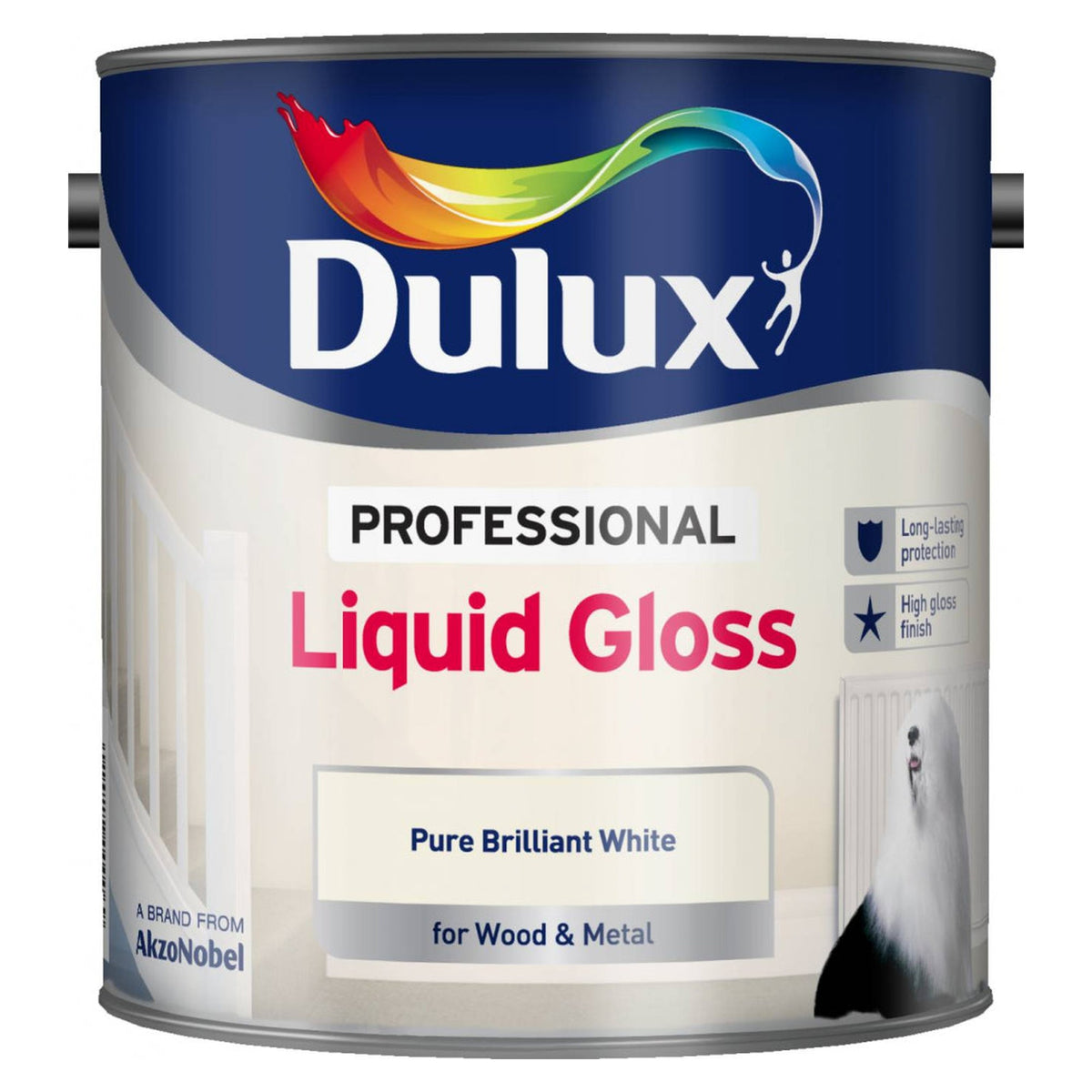 Dulux Professional Liquid Gloss 2.5L in Pure Brilliant White