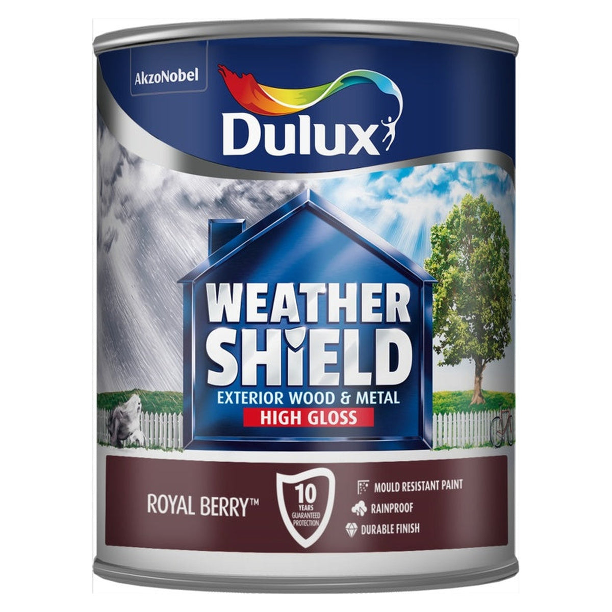 Dulux Weathershield Exterior Gloss Royal Berry 750ml