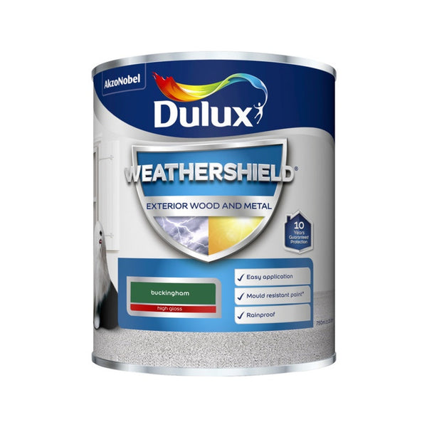 Dulux Weathershield Exterior Gloss Buckingham 750ml tin