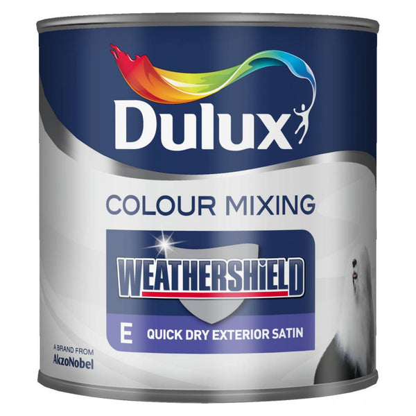 Dulux Weathershield Quick Dry Satin 1L in Medium Base