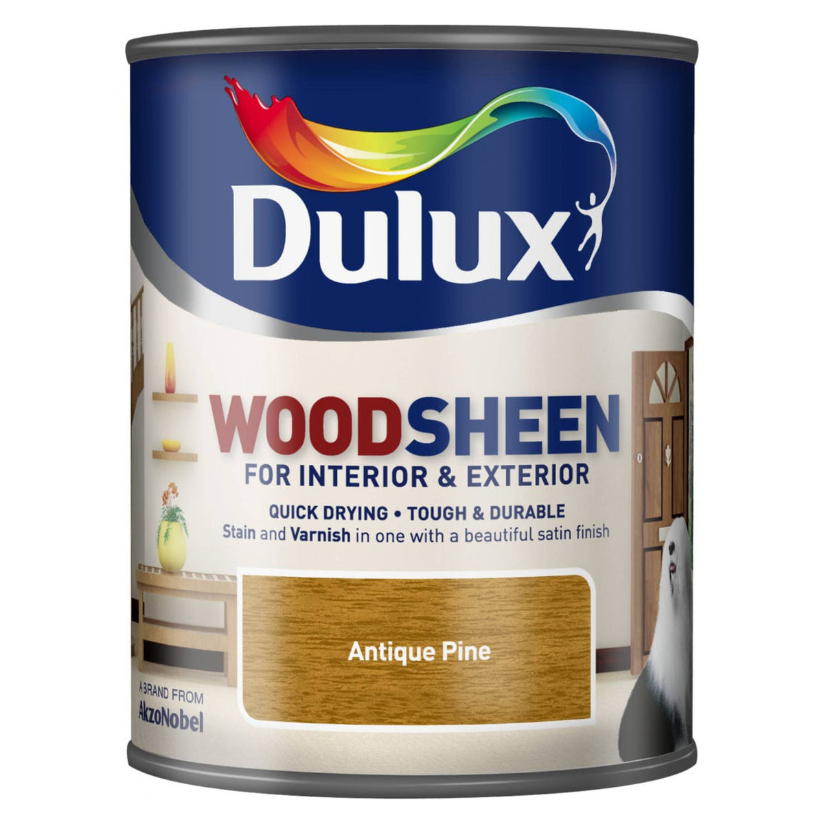Dulux Woodsheen Antique Pine 750ml tin