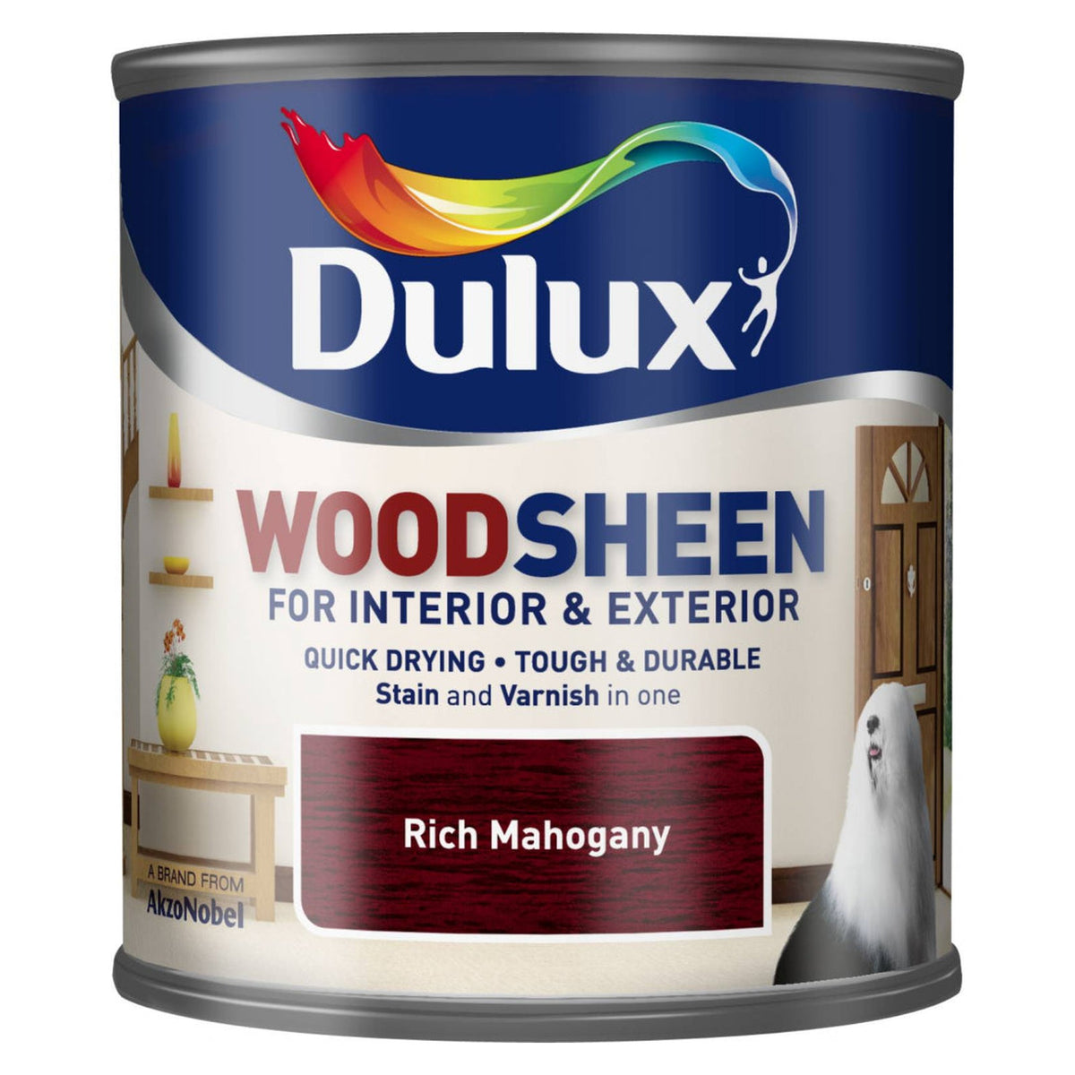 Dulux Woodsheen Rich Mahogany 250ml tin