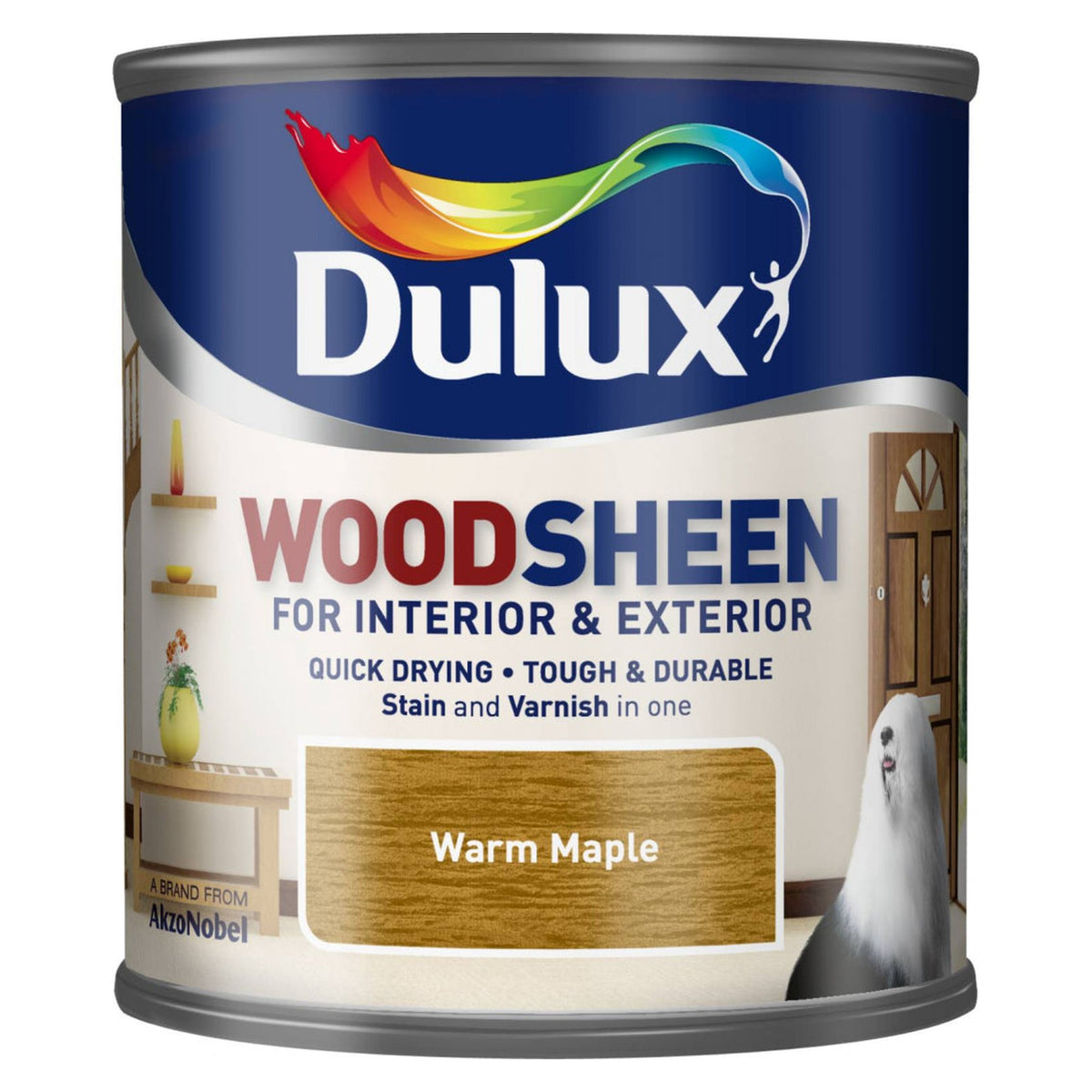 Dulux Woodsheen Warm Maple 250ml tin