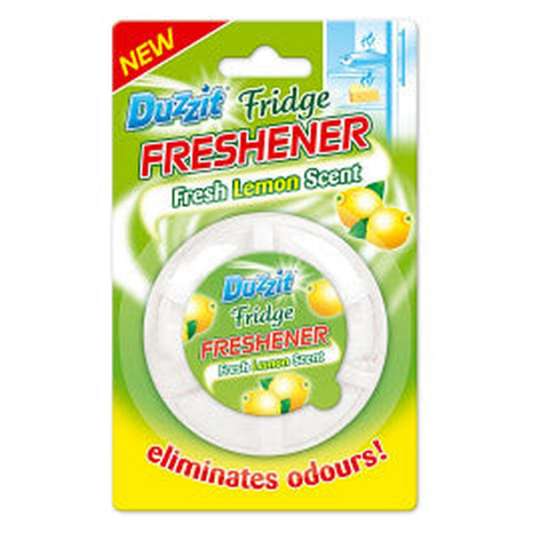 Duzzit fridge freshener in fresh lemon scent