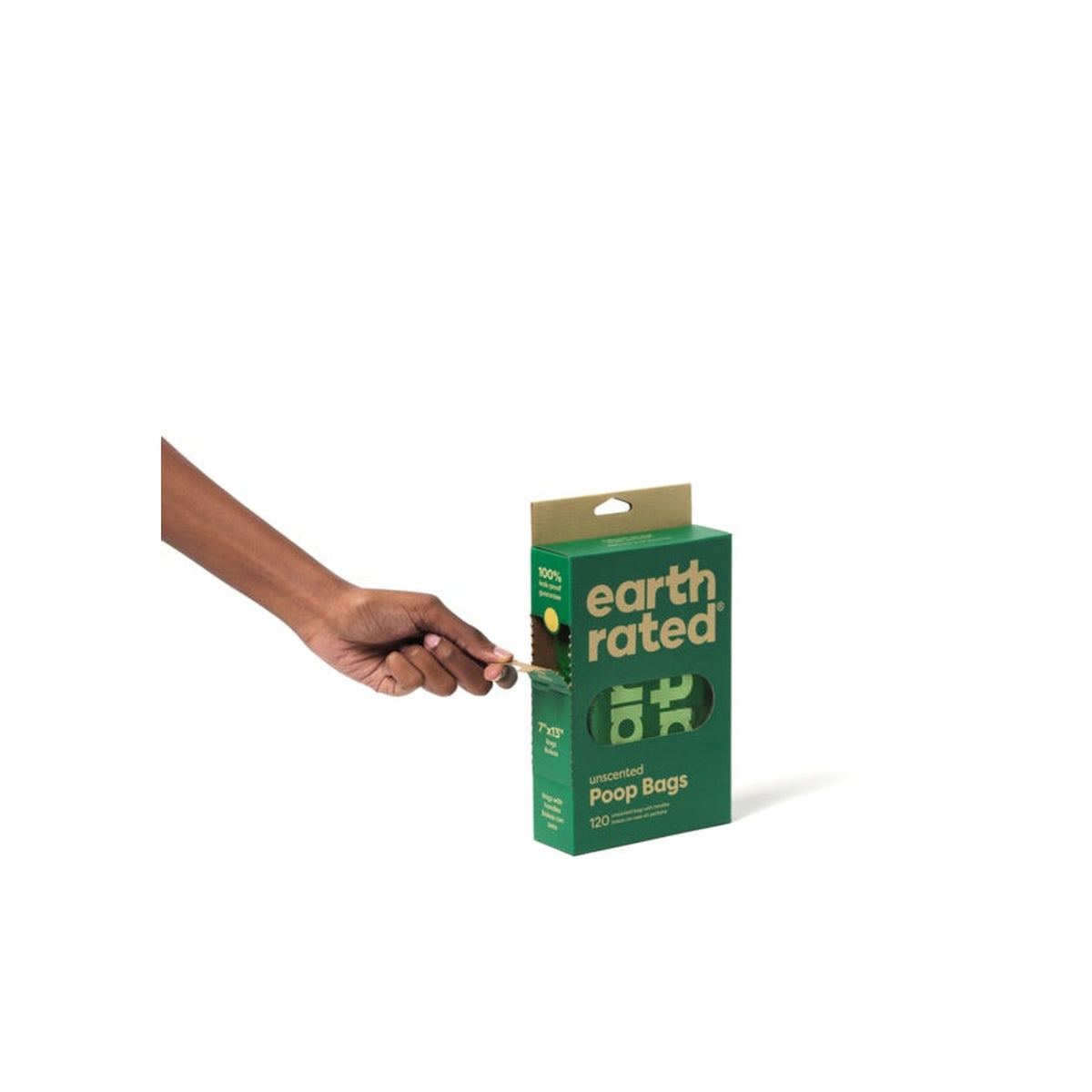 Earth Rated 120 easy tie handle poop bags, view 3