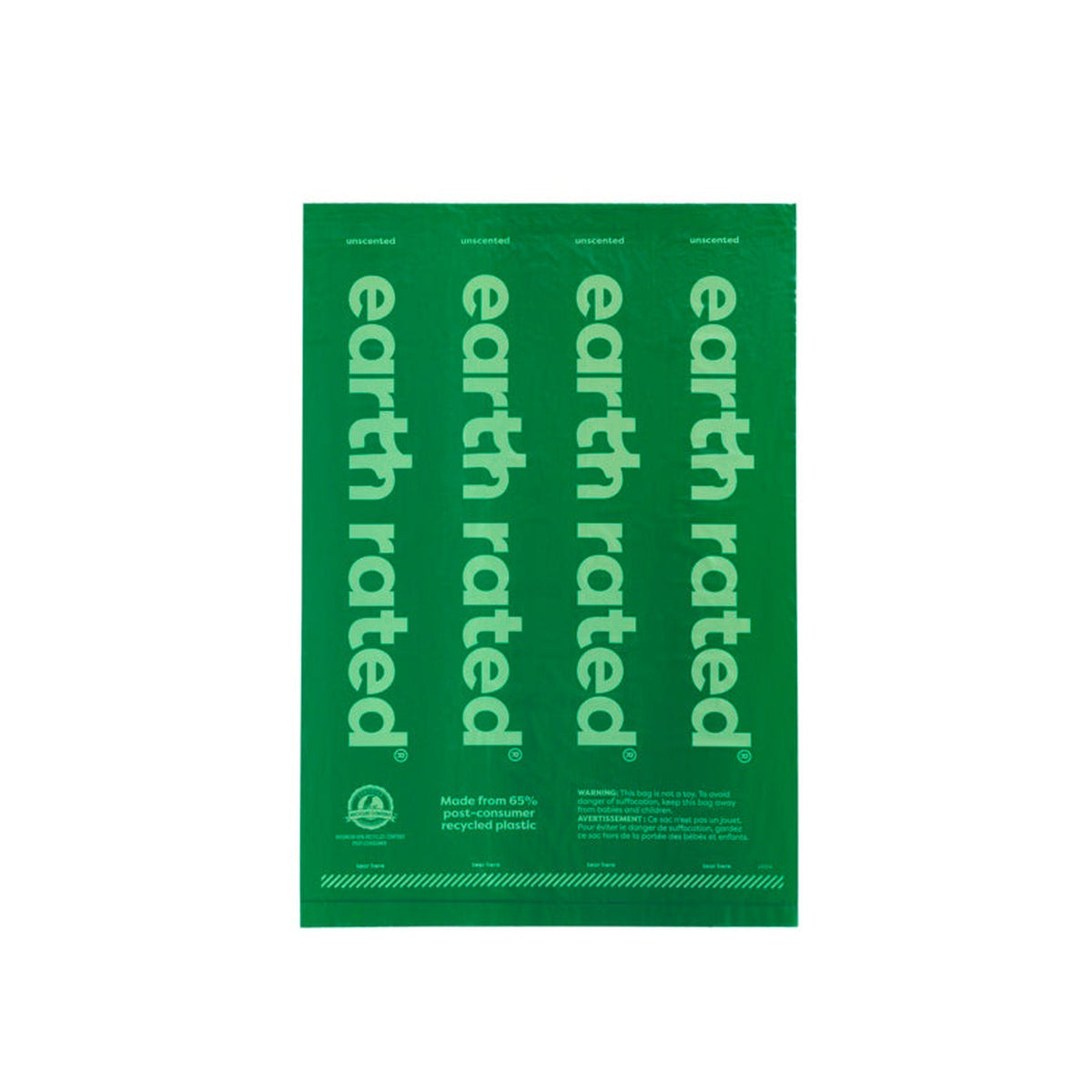 Earth Rated 120 unscented poop bags on 8 rolls, view 4