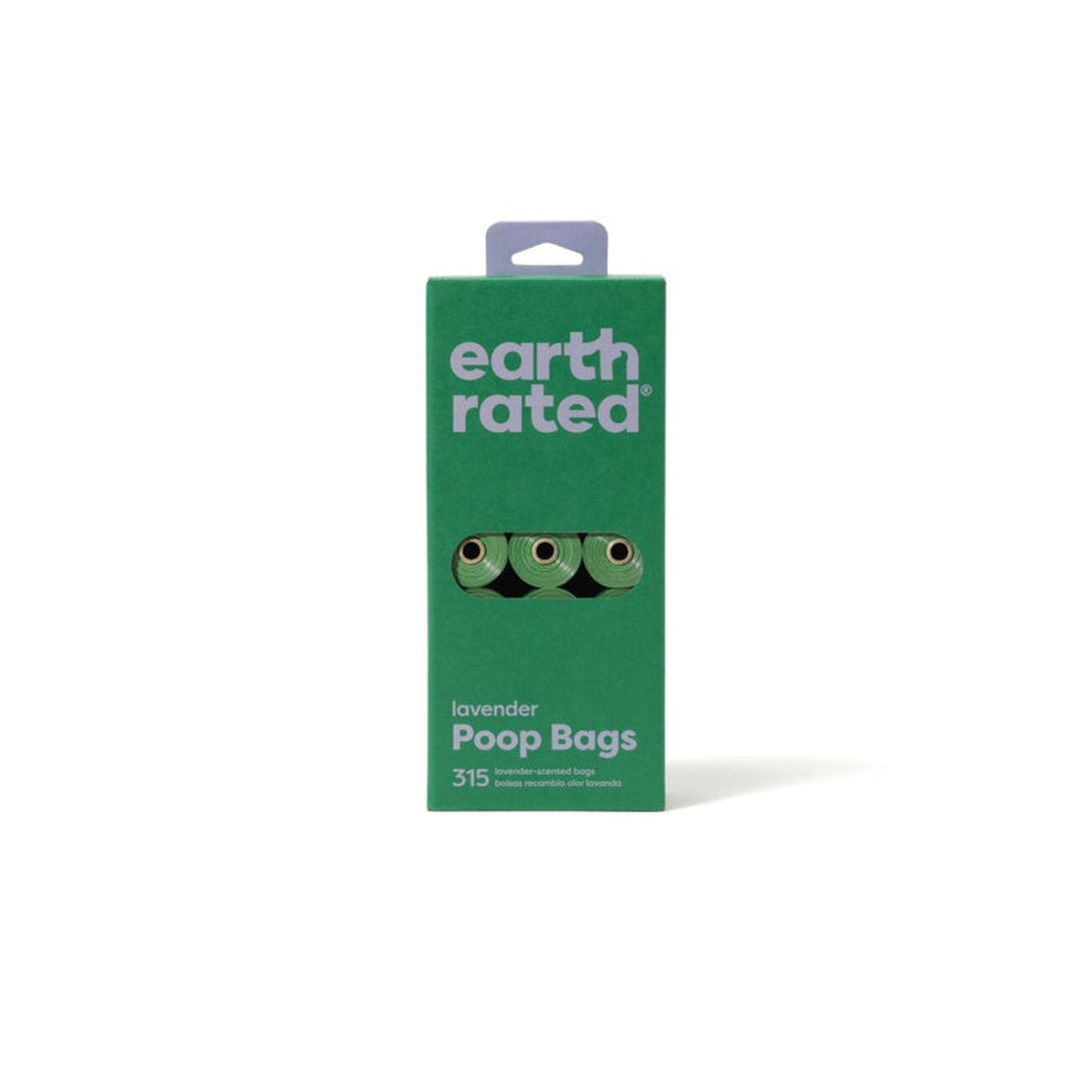 Earth Rated lavender poop bags 21 rolls 315 bags