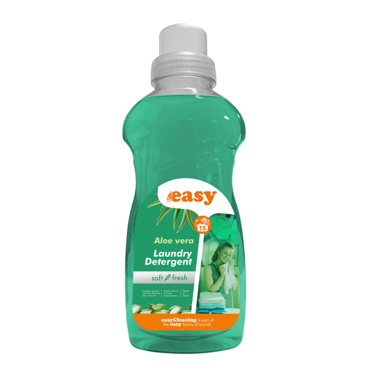 Easy liquid laundry detergent aloe vera 750ml