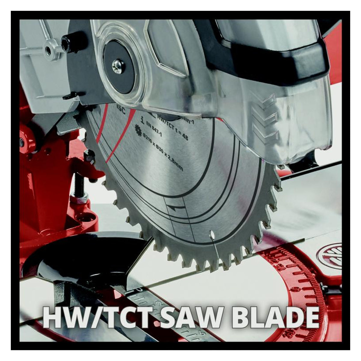 Einhell 210mm 1400W mitre saw, view 3
