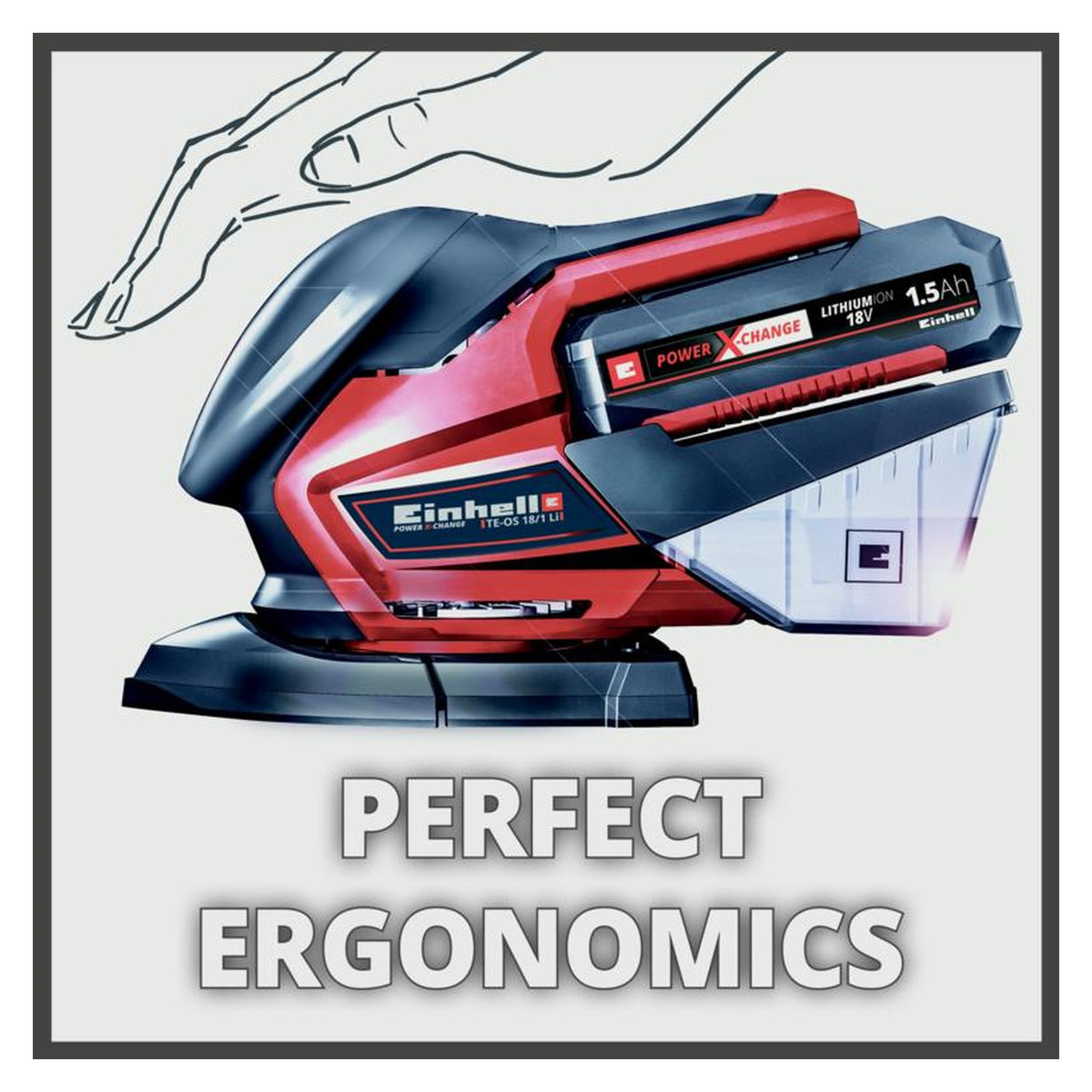Einhell Power X-Change 18V cordless multi sander bare unit, view 6