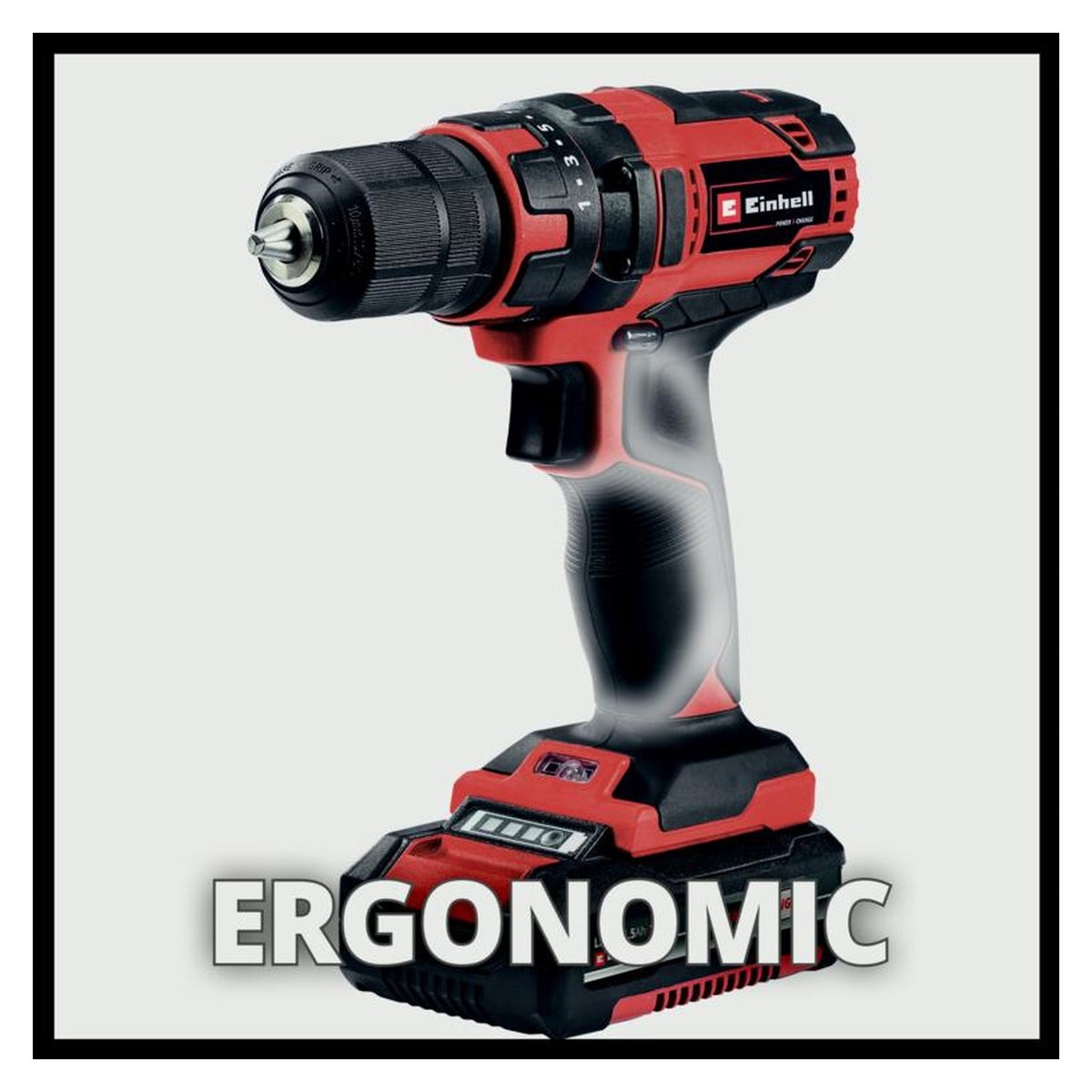 Einhell Power X-Change 18V drill driver kit, view 5
