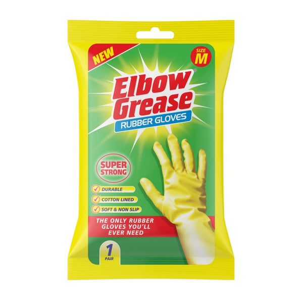 Elbow Grease super strong rubber gloves, medium