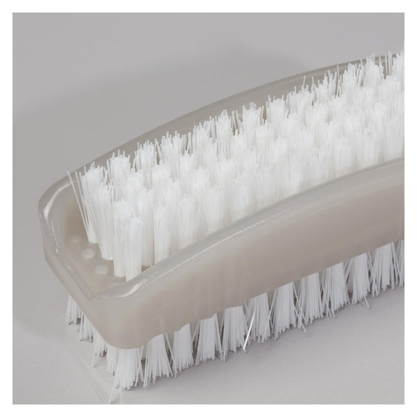 Elliott Double Sided Nail Brush in frosted plastic