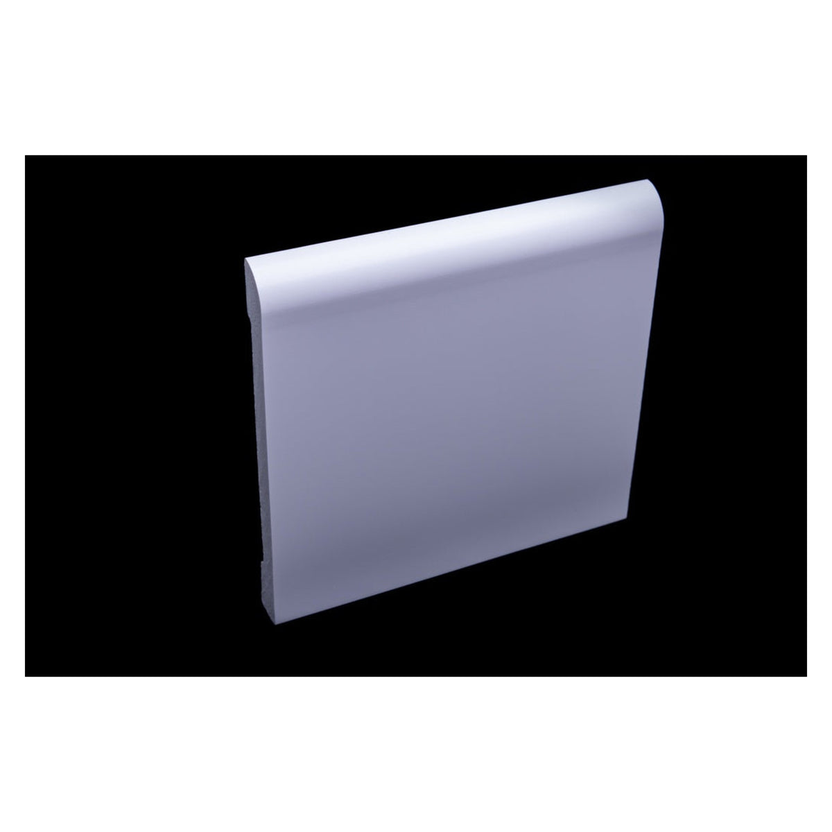 Emafyl white bullnose skirting, 140mm x 2.9m