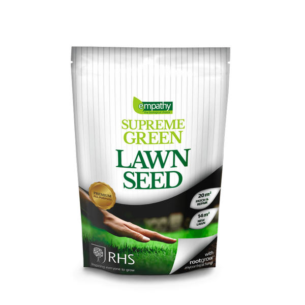 Empathy Supreme Green lawn seed with Rootgrow 500g