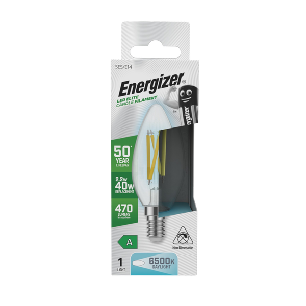 Energizer E14 LED candle bulb 2.2W daylight