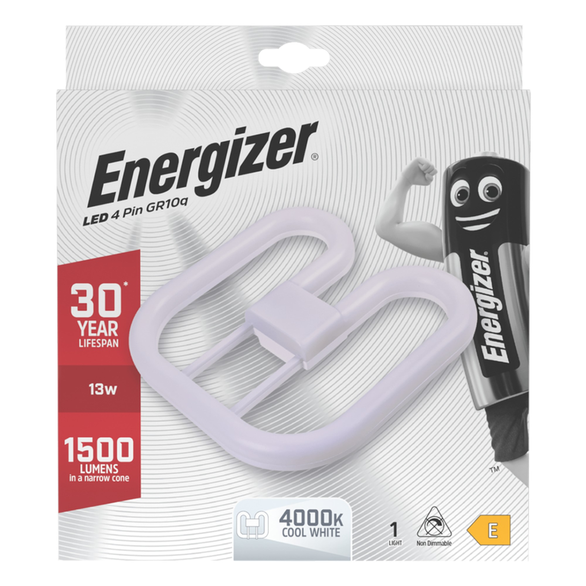 Energizer 13W GR10Q 4 pin LED 2D lamp