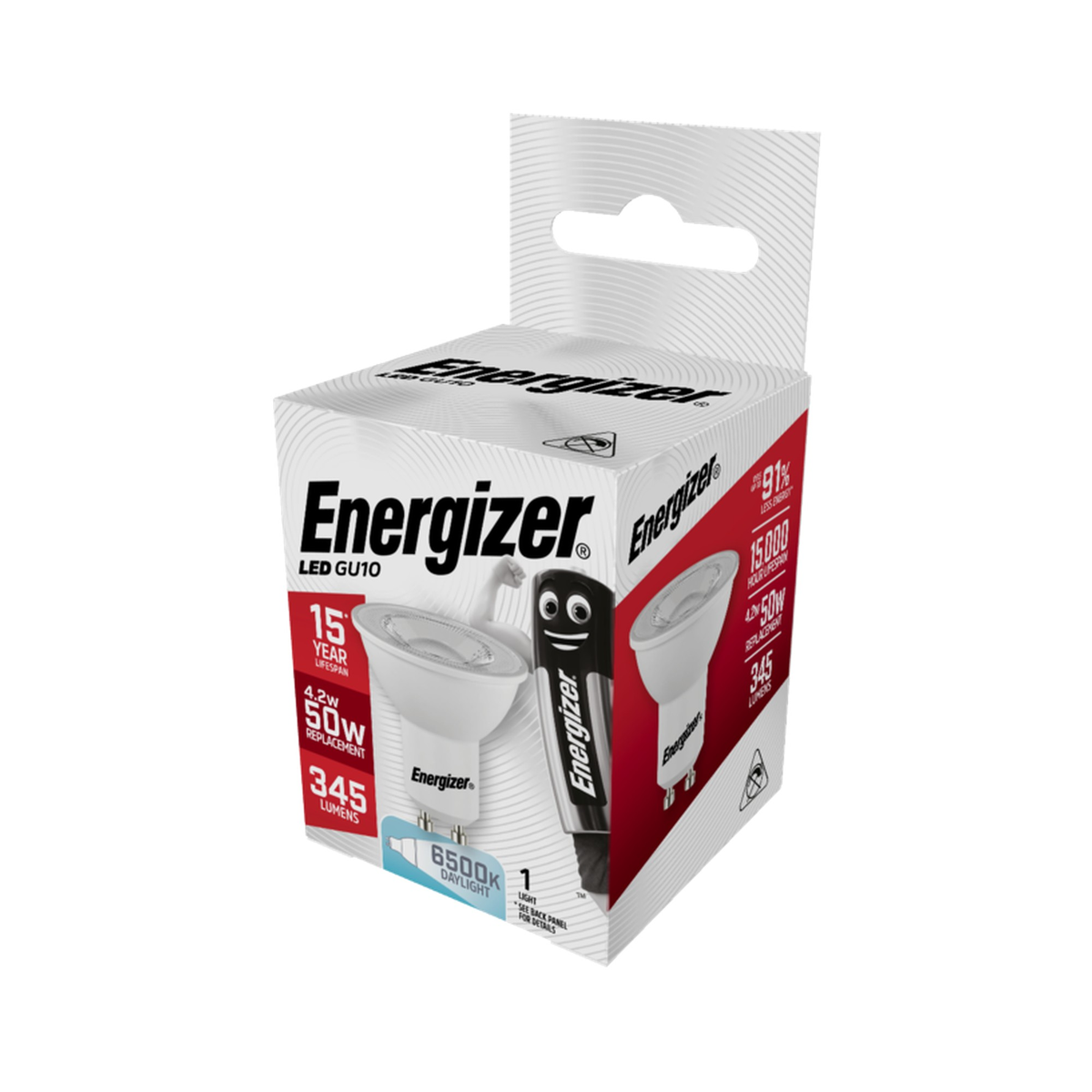 Energizer LED GU10 4.2W daylight bulb