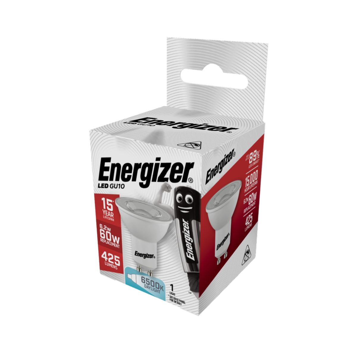 Energizer 6.2W LED GU10 bulb daylight