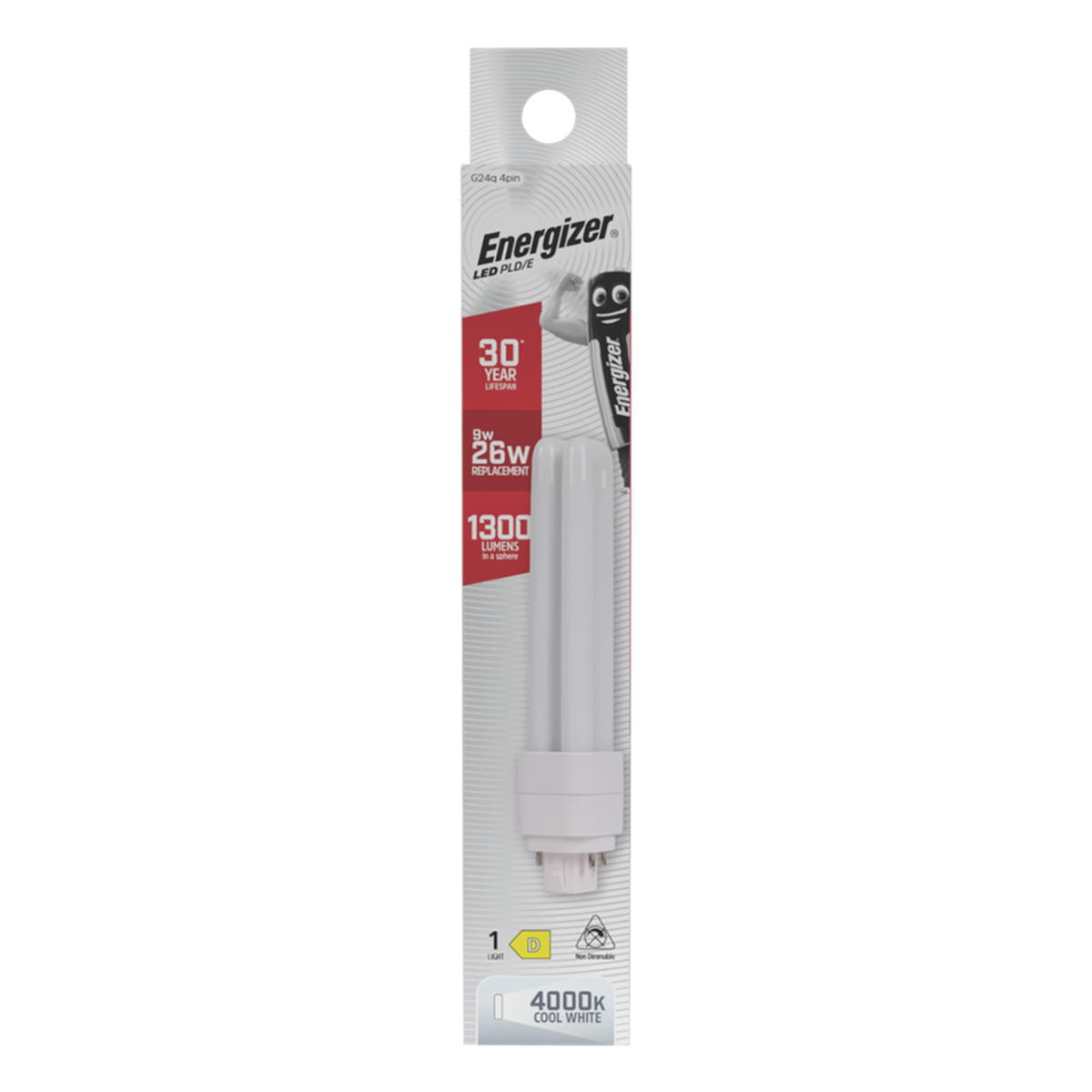 Energizer LED PLD G24q 4 pin 9W 4000K