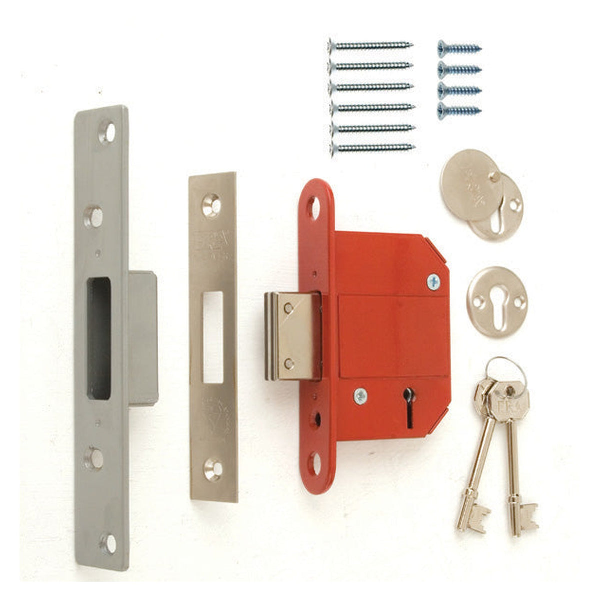 Era Fortress 5 lever mortice deadlock 63mm satin