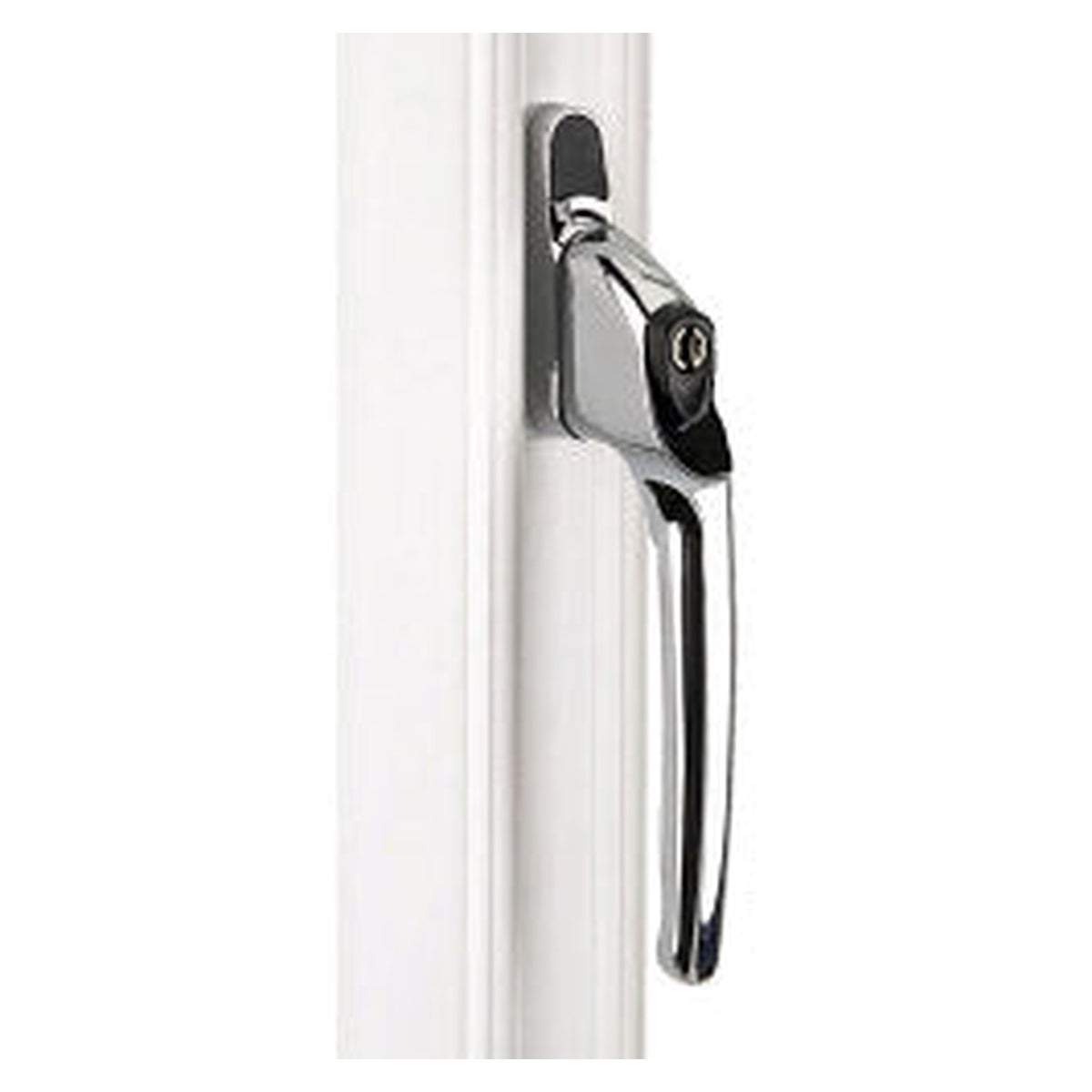 Era chrome replacement window handle for PVCu windows