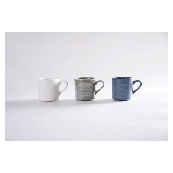 Eurosonic Bloomsbury white stoneware mug 14oz