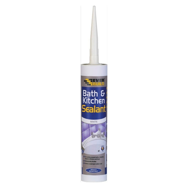 Everbuild C3 white bath and kitchen sealant