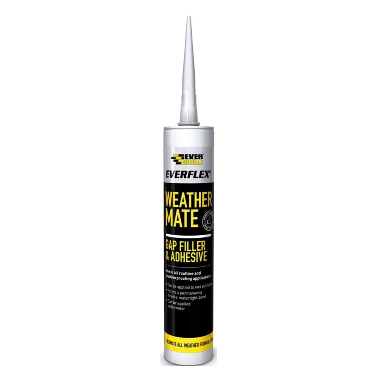 Everbuild Weather Mate C3 clear sealant cartridge