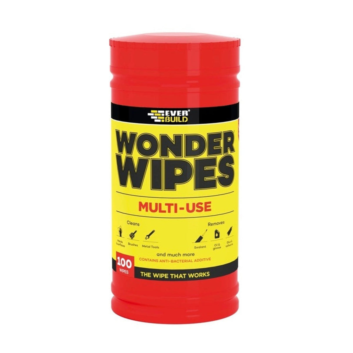 Everbuild Wonder Wipes tub of 100