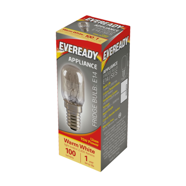 Eveready 15W SES fridge lamp