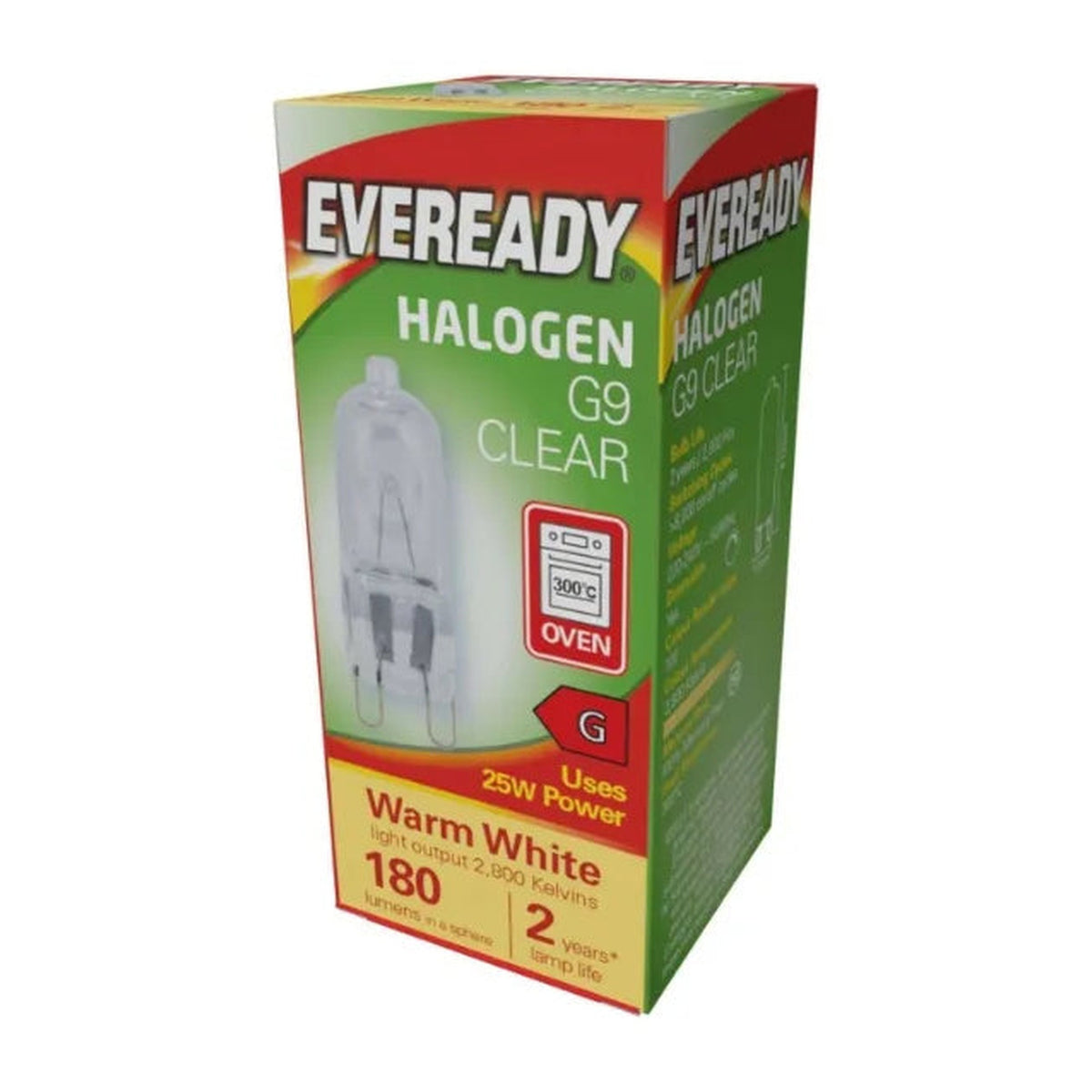 Eveready G9 25W oven lamp