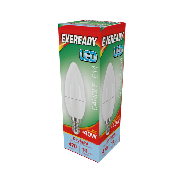 Eveready E14 LED candle lamp 6500K daylight