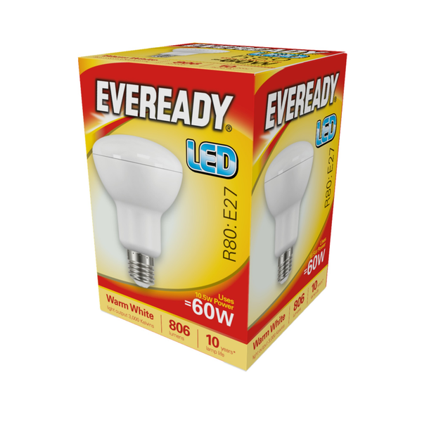 Eveready LED R80 E27 warm white lamp