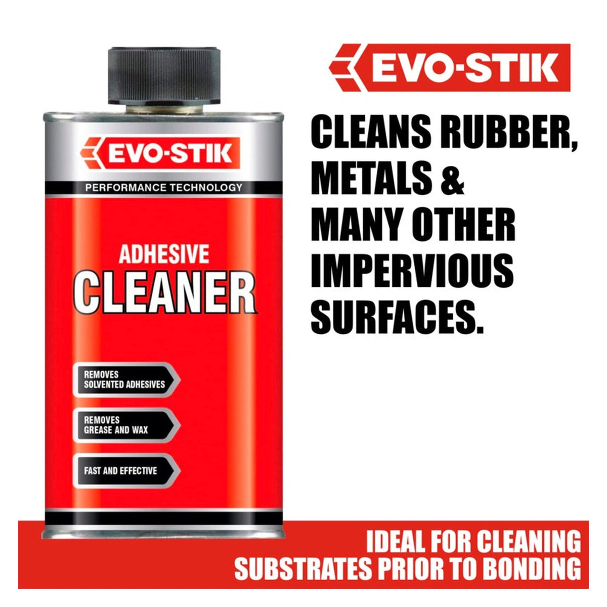 Evo-Stik adhesive cleaner 250ml bottle, view 6