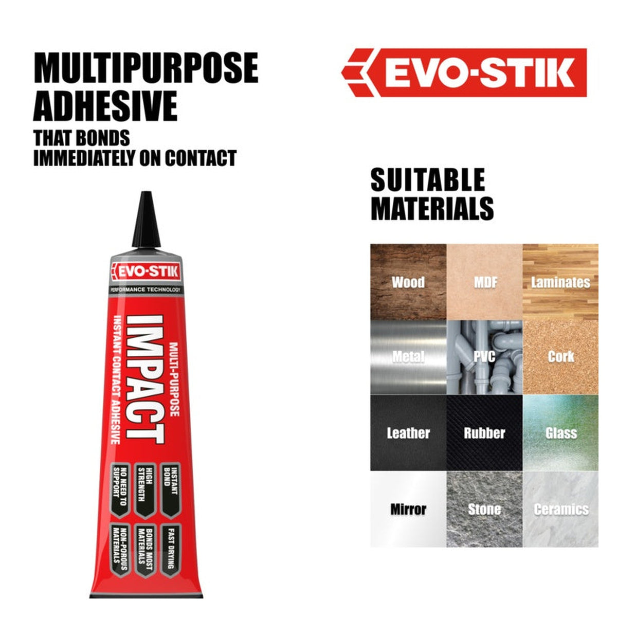 Evo-Stik Impact Adhesive 30g tube, view 4