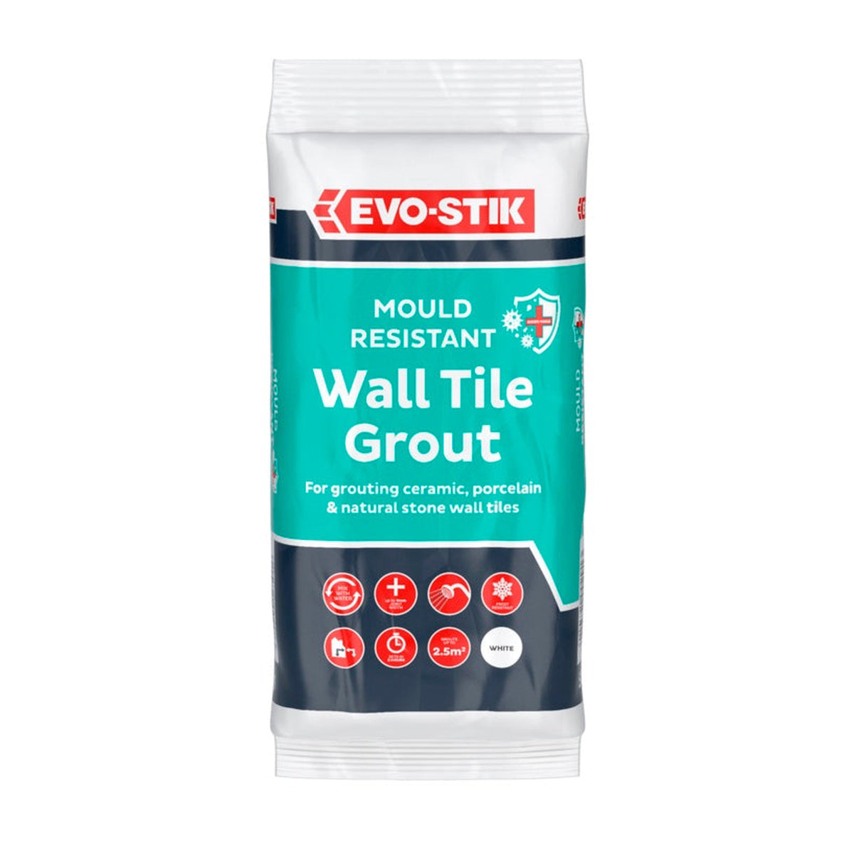 Evo-Stik mould resistant wall tile grout 500g