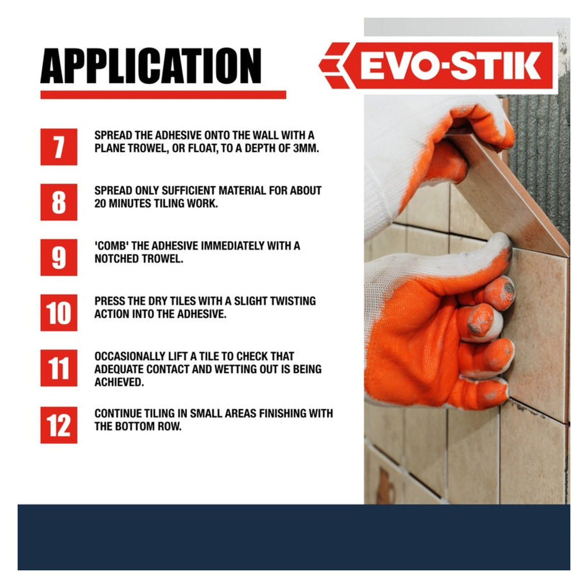 Evo-Stik Non Slip Tile Adhesive 2.5L tub, view 2