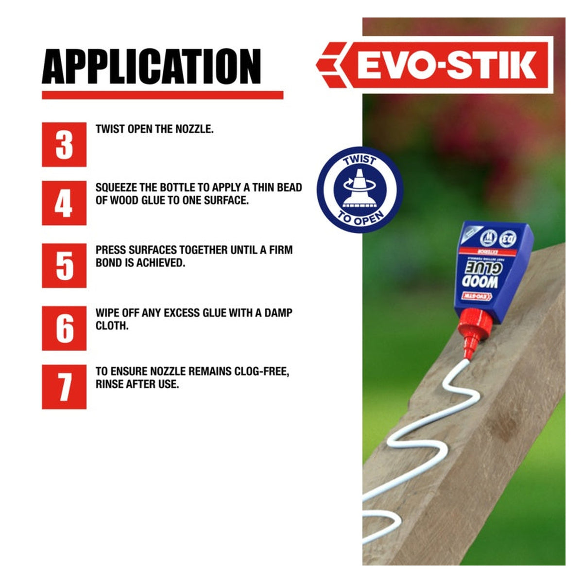 Evo-Stik Resin W weatherproof wood adhesive 125ml, view 3