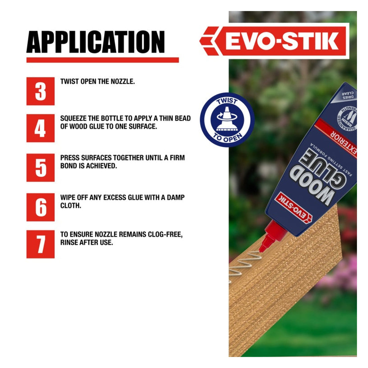 Evo-Stik Resin W weatherproof exterior wood adhesive 1L, view 5
