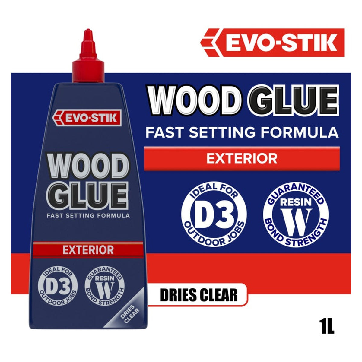Evo-Stik Resin W weatherproof exterior wood adhesive 1L, view 7
