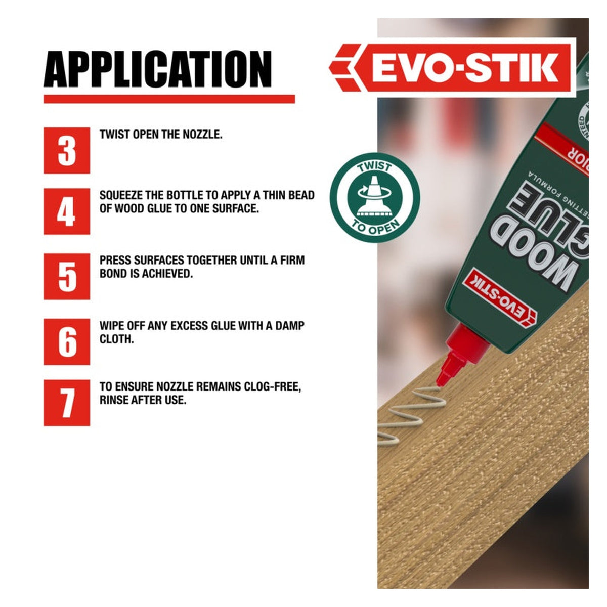 Evo-Stik Resin W interior wood adhesive 1L, view 7