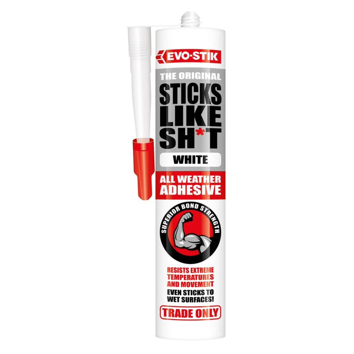 Evo-Stik Sticks Like Sh*t white adhesive 290ml