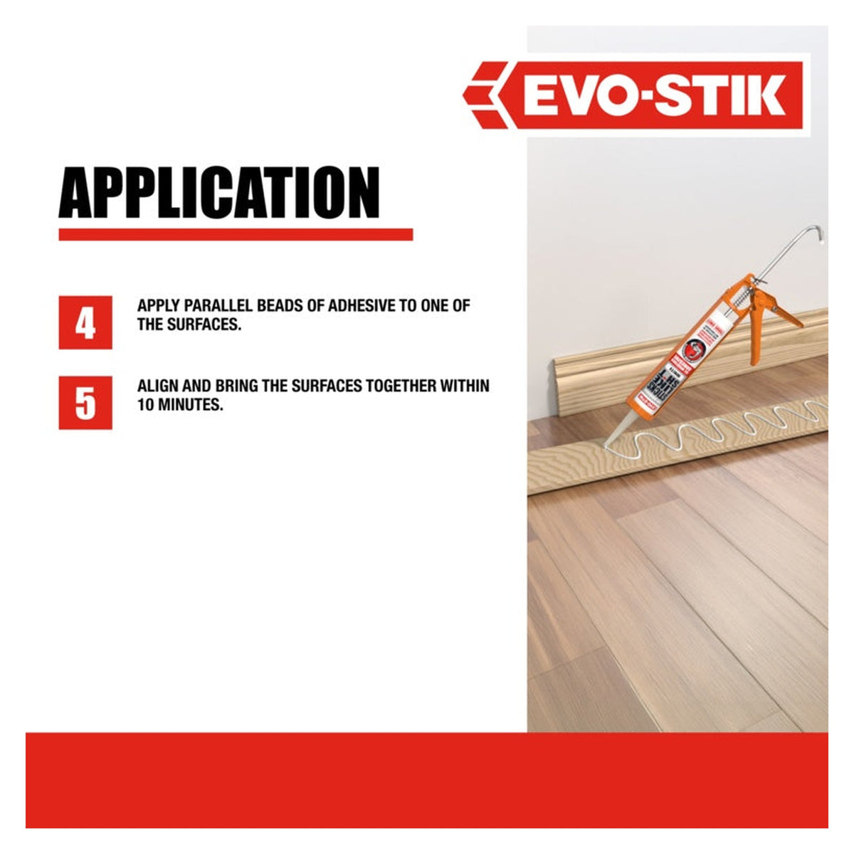 Evo-Stik Sticks Like Sh*t white adhesive 290ml, view 4