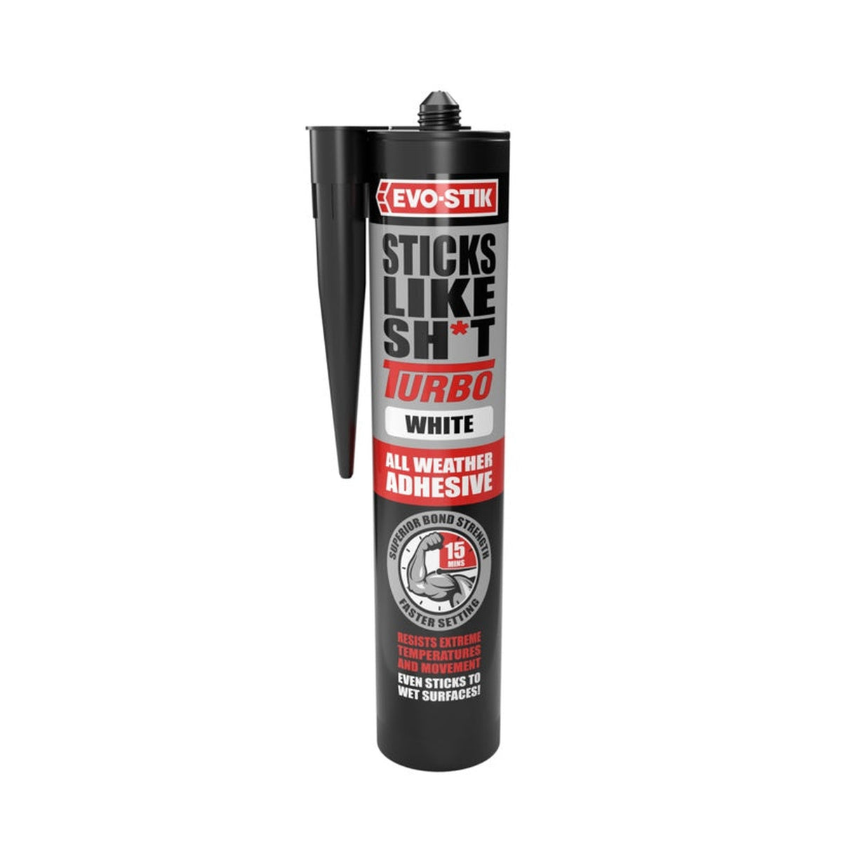 Evo-Stik Sticks Like Sh*t Turbo white adhesive 290ml