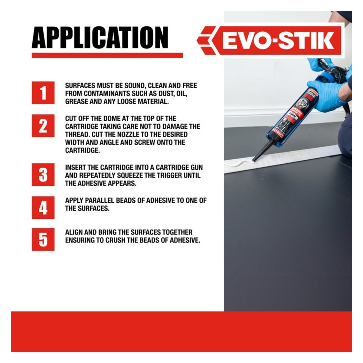 Evo-Stik Sticks Like Sh*t Turbo white adhesive 290ml, view 4