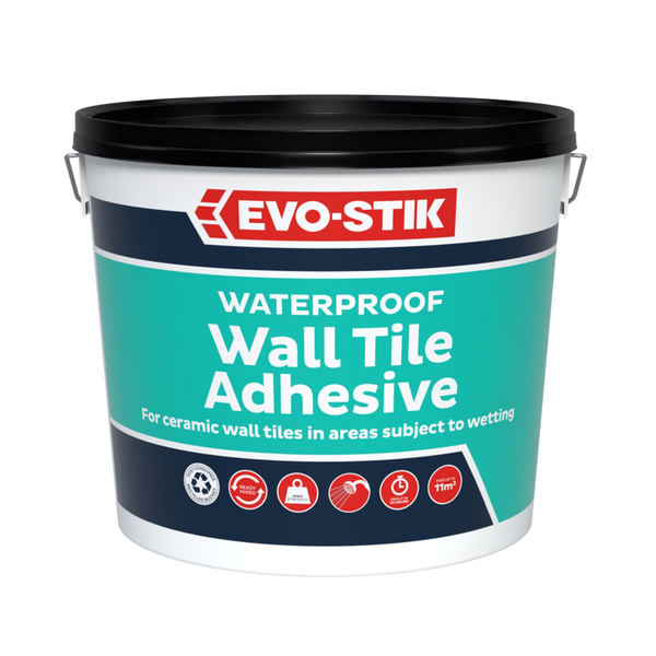 Evo-Stik Waterproof Wall Tile Adhesive 10L tub