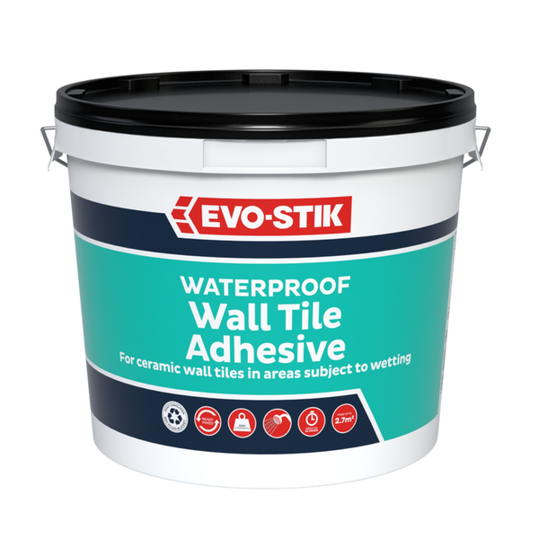 Evo-Stik Waterproof Wall Tile Adhesive 2.5L tub