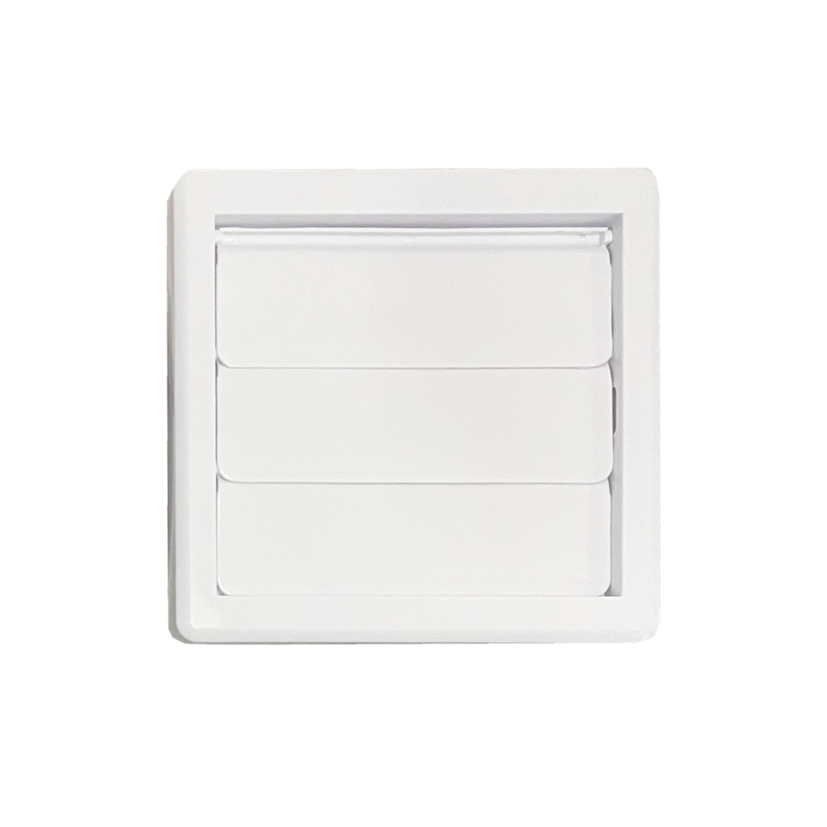 External Multi Fit Gravity Flap White 100mm - 4", view 2