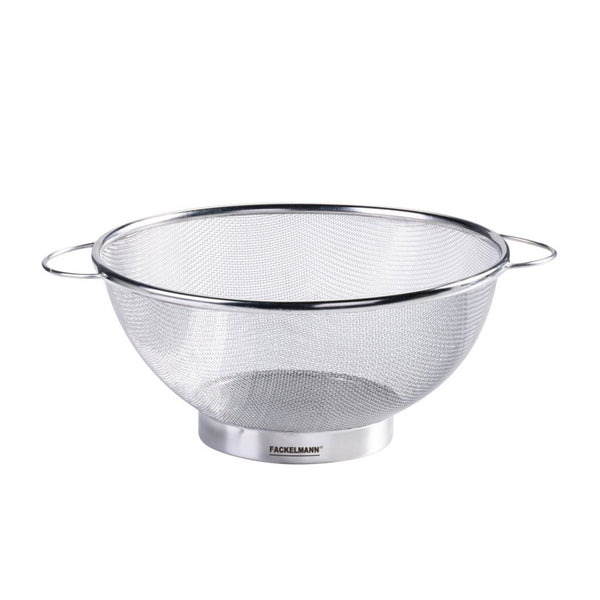 Fackelmann stainless steel sieve style colander
